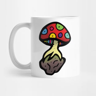 Colorful Mushroom Mug